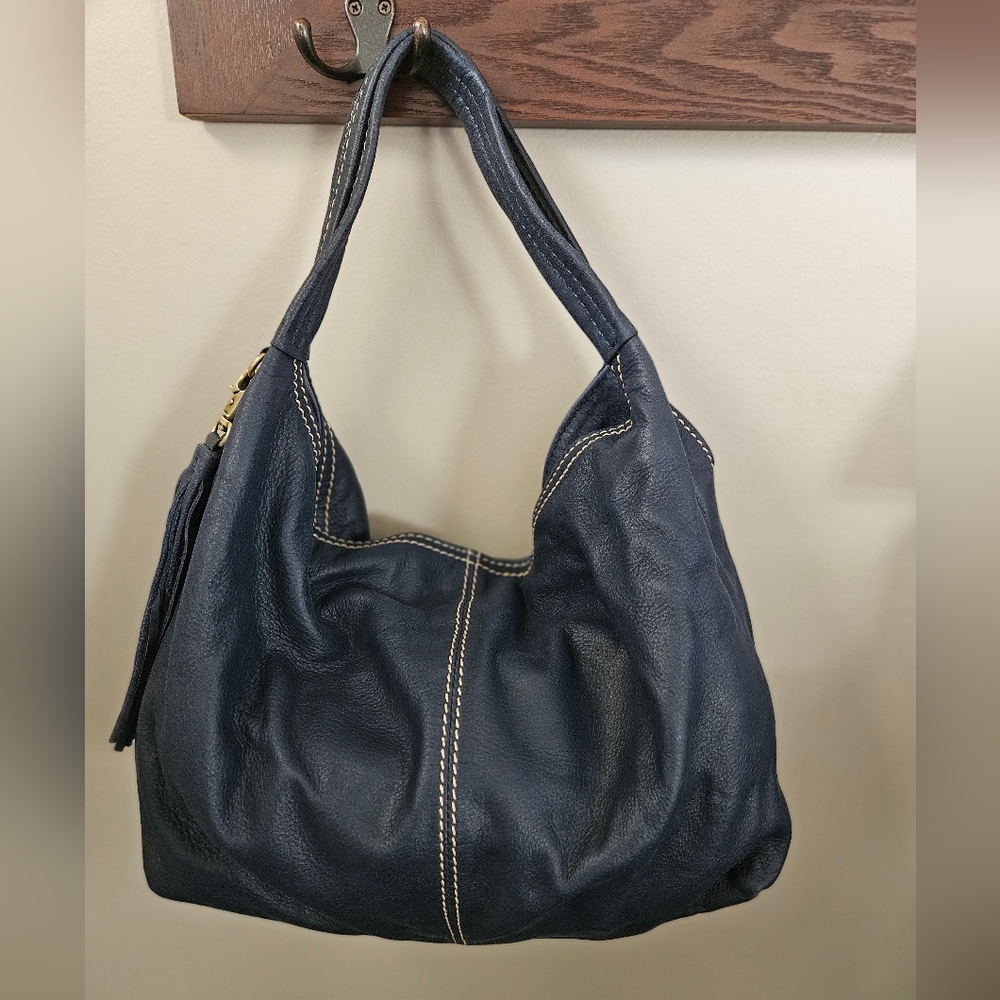 Coldwater Creek Navy Hobo Purse
